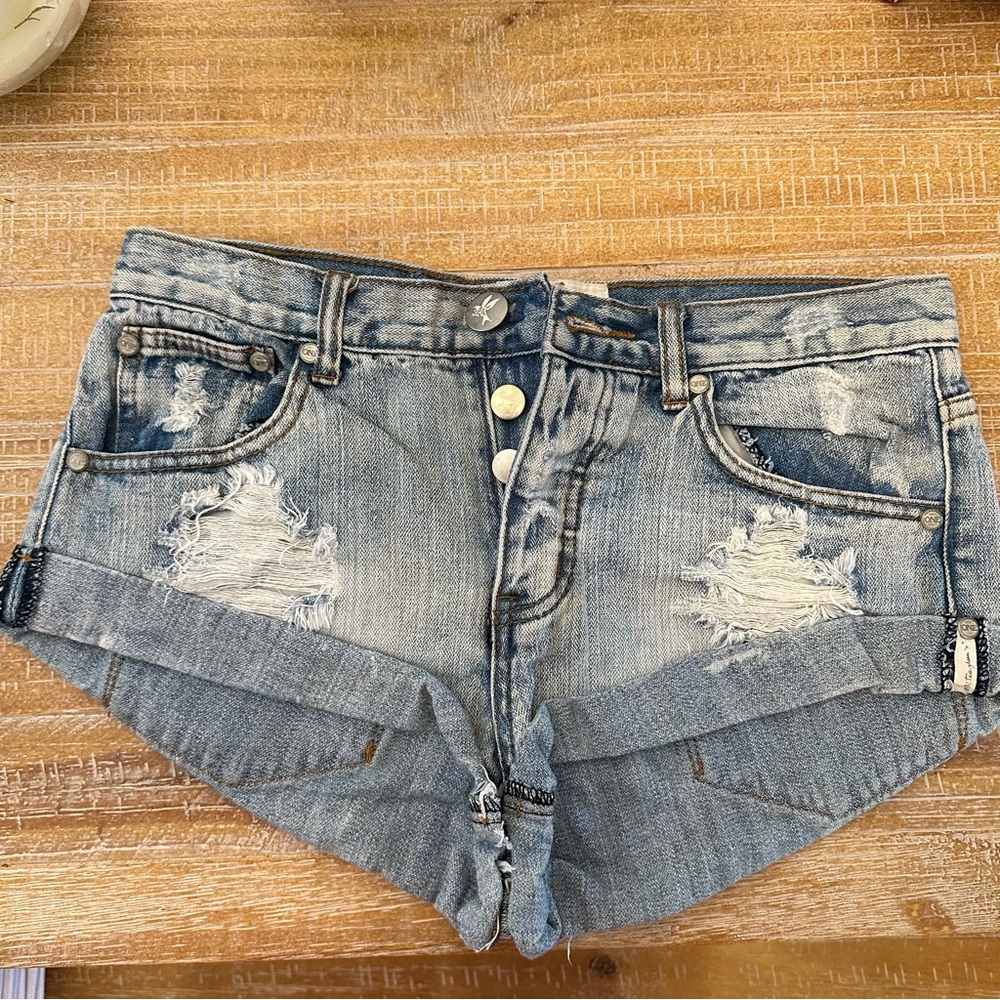 One teaspoon denim shorts